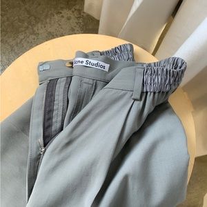 Acne Studios Milica Wool Tapered Trousers